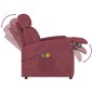 vidaXL Massagesessel mit Aufstehhilfe Weinrot Stoff vidaXL Massagesessel mit Aufstehhilfe Weinrot Stoff