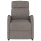 vidaXL Massagesessel mit Aufstehhilfe Taupe Stoff vidaXL Massagesessel mit Aufstehhilfe Taupe Stoff