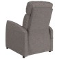 vidaXL Massagesessel mit Aufstehhilfe Taupe Stoff vidaXL Massagesessel mit Aufstehhilfe Taupe Stoff