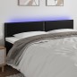 vidaXL LED Kopfteil Schwarz 160x5x78/88 cm Kunstleder vidaXL LED Kopfteil Schwarz 160x5x78/88 cm Kunstleder