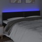 vidaXL LED Kopfteil Schwarz 160x5x78/88 cm Kunstleder vidaXL LED Kopfteil Schwarz 160x5x78/88 cm Kunstleder