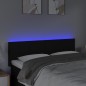 vidaXL LED Kopfteil Schwarz 144x5x78/88 cm Stoff vidaXL LED Kopfteil Schwarz 144x5x78/88 cm Stoff