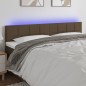 vidaXL LED Kopfteil Taupe 200x5x78/88 cm Stoff vidaXL LED Kopfteil Taupe 200x5x78/88 cm Stoff