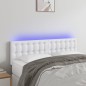 vidaXL LED Kopfteil Weiß 144x5x78/88 cm Kunstleder vidaXL LED Kopfteil Weiß 144x5x78/88 cm Kunstleder