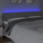 vidaXL LED Kopfteil Hellgrau 200x5x78/88 cm Stoff vidaXL LED Kopfteil Hellgrau 200x5x78/88 cm Stoff