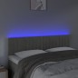 vidaXL LED Kopfteil Hellgrau 144x5x78/88 cm Samt vidaXL LED Kopfteil Hellgrau 144x5x78/88 cm Samt