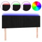 vidaXL LED Kopfteil Schwarz 144x5x78/88 cm Samt vidaXL LED Kopfteil Schwarz 144x5x78/88 cm Samt