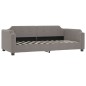 Tagesbett mit Matratze Taupe 80x200 cm Stoff Tagesbett mit Matratze Taupe 80x200 cm Stoff