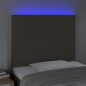 vidaXL LED Kopfteil Taupe 80x5x118/128 cm Stoff vidaXL LED Kopfteil Taupe 80x5x118/128 cm Stoff