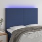 vidaXL LED Kopfteil Blau 144x5x118/128 cm Stoff vidaXL LED Kopfteil Blau 144x5x118/128 cm Stoff