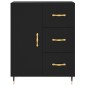 Highboard Schwarz 69,5x34x180 cm Holzwerkstoff Highboard Schwarz 69,5x34x180 cm Holzwerkstoff