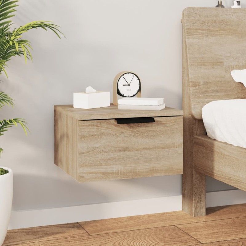 vidaXL Wand-Nachttisch Sonoma-Eiche 34x30x20 cm vidaXL Wand-Nachttisch Sonoma-Eiche 34x30x20 cm