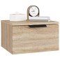 vidaXL Wand-Nachttisch Sonoma-Eiche 34x30x20 cm vidaXL Wand-Nachttisch Sonoma-Eiche 34x30x20 cm