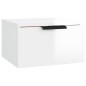 vidaXL Wand-Nachttische 2 Stk. Hochglanz-Weiß 34x30x20 cm vidaXL Wand-Nachttische 2 Stk. Hochglanz-Weiß 34x30x20 cm