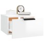 vidaXL Wand-Nachttische 2 Stk. Hochglanz-Weiß 34x30x20 cm vidaXL Wand-Nachttische 2 Stk. Hochglanz-Weiß 34x30x20 cm