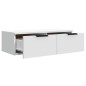 vidaXL Wandschrank Weiß 68x30x20 cm Holzwerkstoff vidaXL Wandschrank Weiß 68x30x20 cm Holzwerkstoff