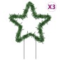 vidaXL Weihnachtssterne mit Erdspießen 3 Stk. 50 LEDs 29 cm vidaXL Weihnachtssterne mit Erdspießen 3 Stk. 50 LEDs 29 cm