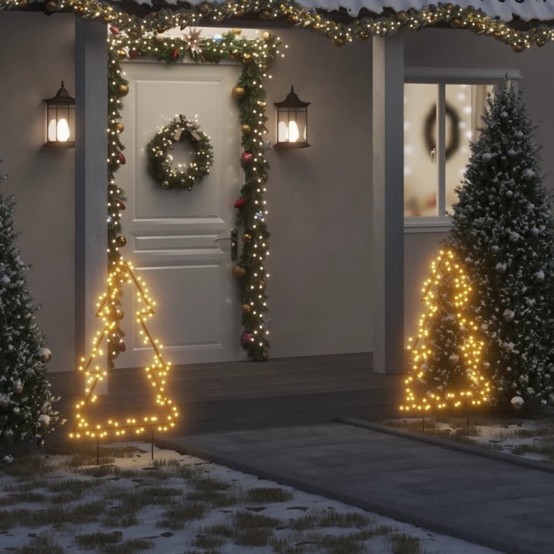 vidaXL Weihnachtsbaum mit Erdspießen und 115 LEDs 90 cm vidaXL Weihnachtsbaum mit Erdspießen und 115 LEDs 90 cm