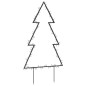 vidaXL Weihnachtsbaum mit Erdspießen und 115 LEDs 90 cm vidaXL Weihnachtsbaum mit Erdspießen und 115 LEDs 90 cm