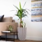 Capi Vase Groove Elegant 46x58 cm Elfenbein Capi Vase Groove Elegant 46x58 cm Elfenbein