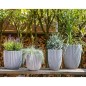 Capi Vase Groove Elegant 46x58 cm Elfenbein Capi Vase Groove Elegant 46x58 cm Elfenbein