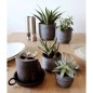 Capi 4-tlg. Blumentopf-Set Nature Rib Anthrazit Capi 4-tlg. Blumentopf-Set Nature Rib Anthrazit