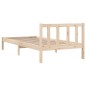 vidaXL Massivholzbett Kiefer 75x190 cm vidaXL Massivholzbett Kiefer 75x190 cm