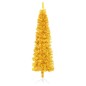 vidaXL Künstlicher Halb-Weihnachtsbaum mit Ständer Schlank Gold 180 cm vidaXL Künstlicher Halb-Weihnachtsbaum mit Ständer Schlank Gold 180 cm