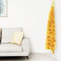 vidaXL Künstlicher Halb-Weihnachtsbaum mit Ständer Schlank Gold 180 cm vidaXL Künstlicher Halb-Weihnachtsbaum mit Ständer Schlank Gold 180 cm
