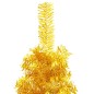 vidaXL Künstlicher Halb-Weihnachtsbaum mit Ständer Schlank Gold 180 cm vidaXL Künstlicher Halb-Weihnachtsbaum mit Ständer Schlank Gold 180 cm