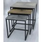 HSM Collection 3-tlg. Couchtisch-Set Fletcher Quadratisch HSM Collection 3-tlg. Couchtisch-Set Fletcher Quadratisch