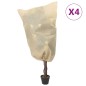 vidaXL Wintervlies mit Kordelzug 4 Stk. 70 g/m² 0,8x1,2 m vidaXL Wintervlies mit Kordelzug 4 Stk. 70 g/m² 0,8x1,2 m