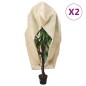 vidaXL Wintervlies mit Reißverschluss 2 Stk. 70 g/m² 1,55x1,55 m vidaXL Wintervlies mit Reißverschluss 2 Stk. 70 g/m² 1,55x1,55 m