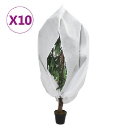vidaXL Wintervlies mit Reißverschluss 10 Stk. 70 g/m² 1,2x1,8 m