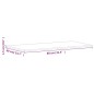vidaXL Waschtischplatte 80x40x1,5 cm Massivholz Buche vidaXL Waschtischplatte 80x40x1,5 cm Massivholz Buche
