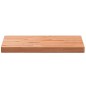 vidaXL Waschtischplatte 80x40x4 cm Massivholz Buche vidaXL Waschtischplatte 80x40x4 cm Massivholz Buche