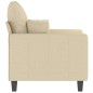 vidaXL Sessel Creme 60 cm Stoff vidaXL Sessel Creme 60 cm Stoff