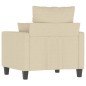 vidaXL Sessel Creme 60 cm Stoff vidaXL Sessel Creme 60 cm Stoff