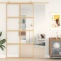 vidaXL Schiebetür Golden 102,5x205 cm ESG-Klarglas und Aluminium vidaXL Schiebetür Golden 102,5x205 cm ESG-Klarglas und Aluminium