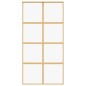 vidaXL Schiebetür Golden 102,5x205 cm ESG-Klarglas und Aluminium vidaXL Schiebetür Golden 102,5x205 cm ESG-Klarglas und Aluminium