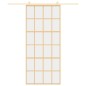 vidaXL Schiebetür Golden 90x205 cm ESG-Klarglas und Aluminium vidaXL Schiebetür Golden 90x205 cm ESG-Klarglas und Aluminium