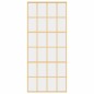 vidaXL Schiebetür Golden 90x205 cm ESG-Klarglas und Aluminium vidaXL Schiebetür Golden 90x205 cm ESG-Klarglas und Aluminium