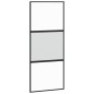 vidaXL Schiebetür Schwarz 90x205 cm Hartglas und Aluminium vidaXL Schiebetür Schwarz 90x205 cm Hartglas und Aluminium