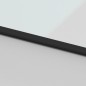 vidaXL Schiebetür Schwarz 90x205 cm Hartglas und Aluminium vidaXL Schiebetür Schwarz 90x205 cm Hartglas und Aluminium