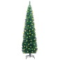 vidaXL Künstlicher Weihnachtsbaum mit Beleuchtung & Ständer Grün 180cm vidaXL Künstlicher Weihnachtsbaum mit Beleuchtung & Ständer Grün 180cm