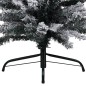 vidaXL Weihnachtsbaum Schlank mit Beleuchtung & Schnee Grün 240 cm PVC vidaXL Weihnachtsbaum Schlank mit Beleuchtung & Schnee Grün 240 cm PVC