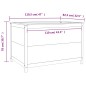Hochbeet 119,5x82,5x78 cm Massivholz Douglasie Hochbeet 119,5x82,5x78 cm Massivholz Douglasie