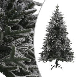 vidaXL Künstlicher Weihnachtsbaum mit Beleuchtung & Schnee 180 cm