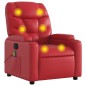 vidaXL Massagesessel Rot Kunstleder vidaXL Massagesessel Rot Kunstleder