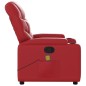 vidaXL Massagesessel Rot Kunstleder vidaXL Massagesessel Rot Kunstleder